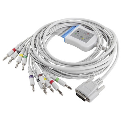 Edan-EKG Kabel SE-3, SE-12 01.57.107048 und Leitungsdrähte Verbindungsstück Iecs 4.0Banana