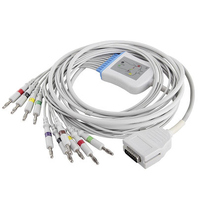 EKG Mortara Burdick Kabel E350I EK10 Eclipse LE Elite II 012-0700-00 10 Führung EKG Kabel und Leitungsdrähte Iec-Banane 4,0