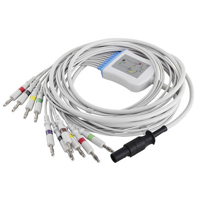 Leitungsdrähte Iecs 4,0 Mortara-EKG Kabel-60-00180-01 Bananen-Verbindungsstück