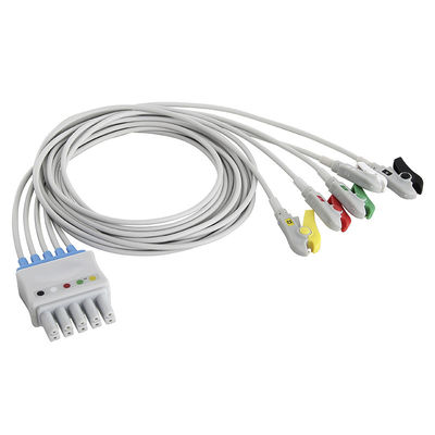 Führungs-Grabscher-Clip Siemens Drager ECG des Leitungsdraht-5956359 MP03414 Satz-5, zu verdoppeln 5 Pin Connector