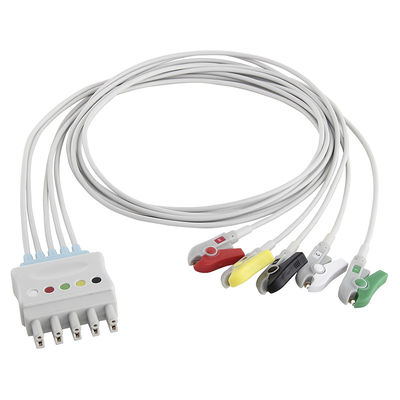Führungs-Kabel Iec-Clip Parlamentarier 20 IntelliVue MX800 Philips M1625A 989803104521 ECG Anschlussleitungs-6