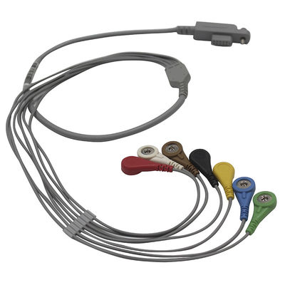 Alte Art Holter ECG Kabel JincoMed und Leitungsdrähte 10 Führung Iec-Verschluss