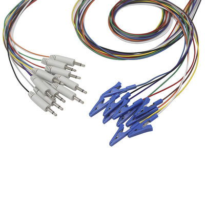 3,5 Monoleitungsdraht-Elektrode EMS EMG EEG Gold stecker-Grabscher EEG Kappe Elektroden überzogene