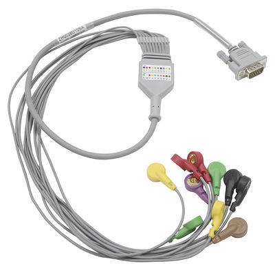 Führungs-Verschluss MEIGAOYI ECG Holter Cable 15pin Ecg Anschlussleitungs-10