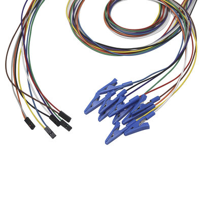 Du Pont 2 Pin Plug Grabber Abgreifklemmen Krokodilklemme EEG Elektroden-Leitungsdrähte EEG EMG-Anschlussleitungs-Elektrode