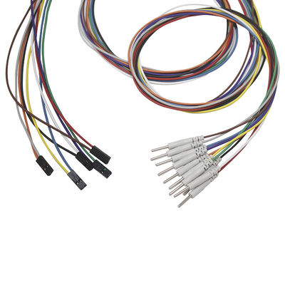 EEG Pin Plug Tos 2,00 Millimeter Pin Leadwires Plated Gold Du Pont EEG Elektroden-2 EMG-Anschlussleitungs-Elektrode