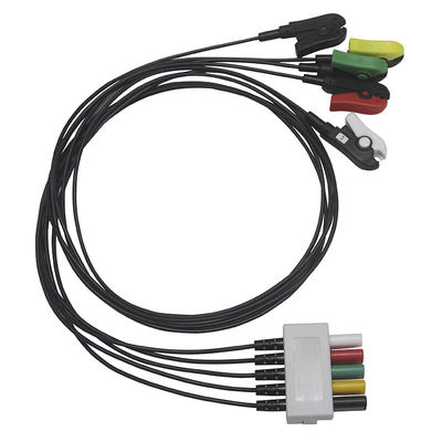 Führungs-Röntgenstrahls D Mindray Radiao lichtdurchlässige des Draht-5 Art Kabel und Leitungsdrähte ECG Radiotranslucent