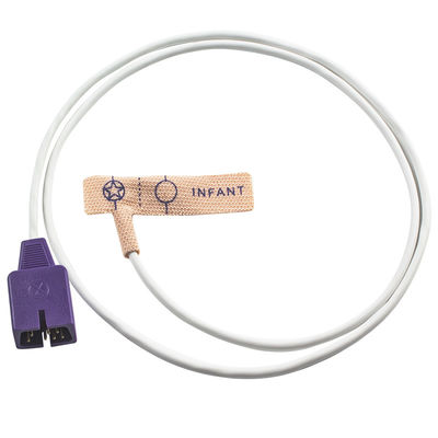 Neugeboren-Haut-Ausdehnungs-Gewebe-Wegwerf-Sonde SpO2 N-ellcor Wegwerf- Spo2 Sensor-DB9 7pin N25 N200 NPB 4000 erwachsene
