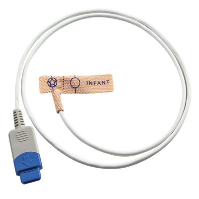Neugeboren-Haut-Ausdehnungs-Gewebe-Wegwerf-Sonde SpO2 Datex Ohmeda 9pin TS-AF-25 Wegwerf- erwachsene