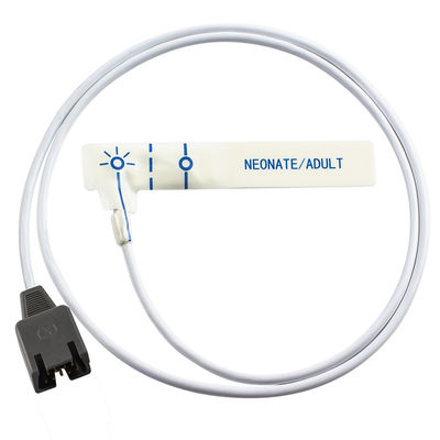Weißer Schaumstoff für Kinder Einweg-SPO2-Sensor DB9 9Pin für Rad-7 Rad-8 85CM
