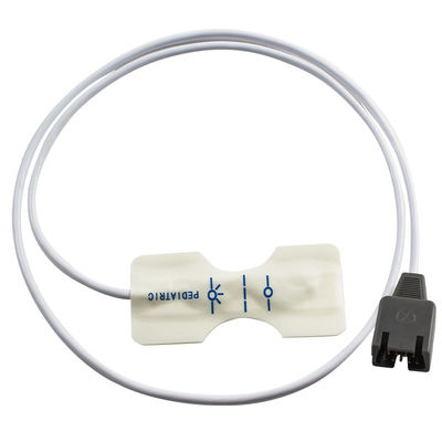 Weißer Schaumstoff für Kinder Einweg-SPO2-Sensor DB9 9Pin für Rad-7 Rad-8 85CM