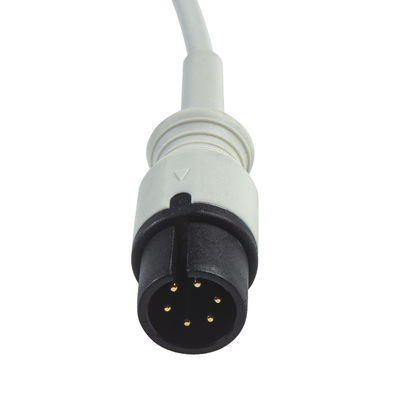 Kabel AAMI 6Pin ECG und Führung der Leitungsdraht-3 Kabel der Iec-Andruckleiste-ECG