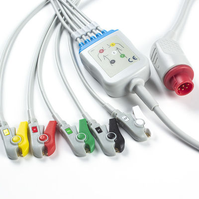 Bionet BM3/5 ECG Kabel Pin Connectors ECG Kabel-und Leitungsdraht-5 Führung Iec-Clip-8