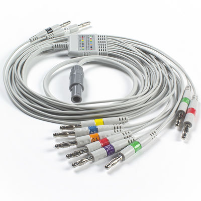 EKG Welchs Allyn RE-PC-AHA-BAN SE-PRO-600 Kabel und Leitungsdrähte 14 Pin Iec-Banane 4,0