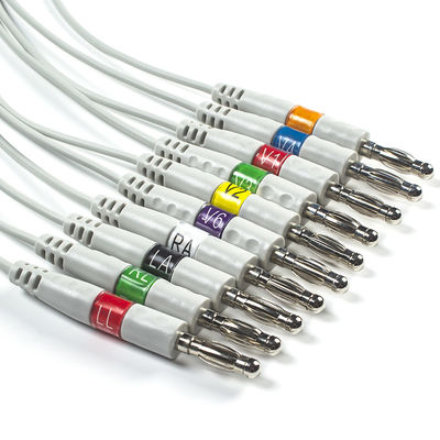 EKG Welchs Allyn RE-PC-AHA-BAN SE-PRO-600 Kabel und Leitungsdrähte 14 Pin Iec-Banane 4,0