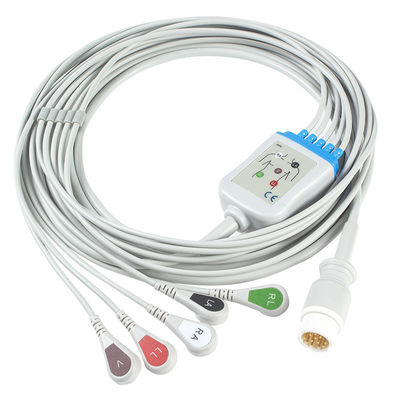 Kabel Philips ECG der Kabel-und Leitungsdraht-12pin 5 Führungs-M1975A ECG