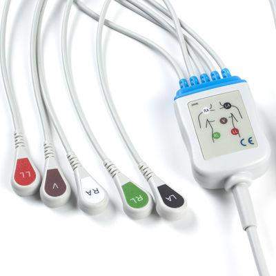 Kabel Philips ECG der Kabel-und Leitungsdraht-12pin 5 Führungs-M1975A ECG