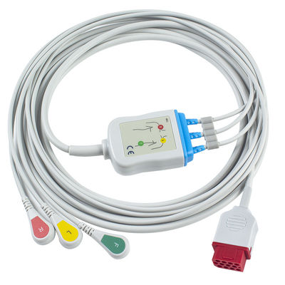 Kabel und Leitungsdrähte Bionet neuen Modell-BM3 BM5 ECG reißen ECG verkabeln 3 Verbindungsstück Stift Führung Iecs 12