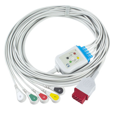Reißen neue BM3 BM5 BM7 5 Kabel und Leitungsdrähte Bionet Führungs-ECG Stift ECG-Kabel Iecs 12