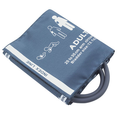 Universal-NIBP-Stulpen-erwachsenes doppeltes Rohr NIBP ohrfeigen Nylon-25-35CM Doppelrohrstulpe wiederverwendbare Blutdruck-Monitor-Stulpe
