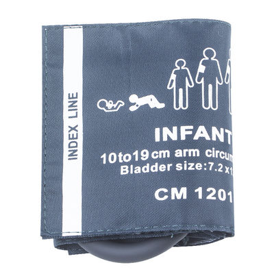 10-19cm des wiederverwendbaren NIBP einröhrige M1571A Säuglingsblutdruckmanschette Stulpen-Nylon-