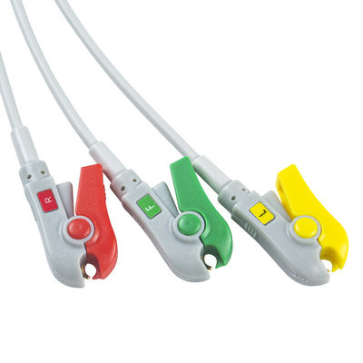 Führungs-Kabel Iec-Clip-Patient Fukudas DS-8100 ECG Leitungsdraht-3 ermitteln