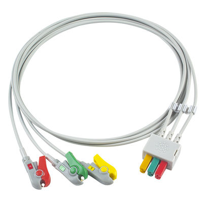 Führungs-Kabel Iec-Clip-Patient Fukudas DS-8100 ECG Leitungsdraht-3 ermitteln