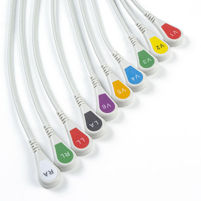 ECG-Teil-Banane, zum des Verbindungsstücks der ECG-Adapter-Zopf-Adapter-zu reißen Elektroden-9281-002-50 4mm ECG