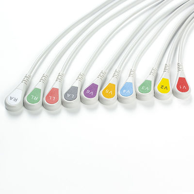 ECG-Teil-Banane, zum des Verbindungsstücks der ECG-Adapter-Zopf-Adapter-zu reißen Elektroden-9281-002-50 4mm ECG