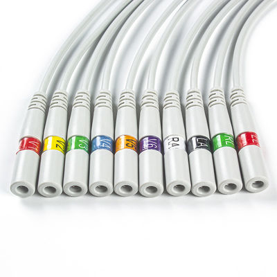 ECG-Teil-Banane, zum des Verbindungsstücks der ECG-Adapter-Zopf-Adapter-zu reißen Elektroden-9281-002-50 4mm ECG