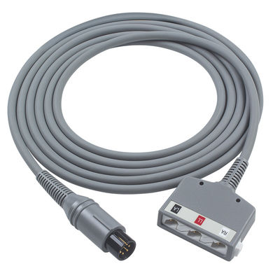 Stamm IVY Biomedical Systemss ECG verkabeln 590317 ECG verkabeln 3 Kabel der Führungs-AHA ECG