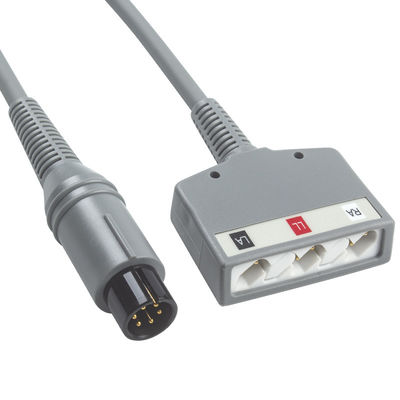 Stamm IVY Biomedical Systemss ECG verkabeln 590317 ECG verkabeln 3 Kabel der Führungs-AHA ECG