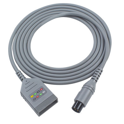 IVY Biomedical 590478 ECG Trunck verkabeln 4 Kabel der Führungs-AHA 3.0Meters ECG