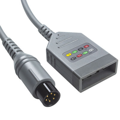 IVY Biomedical 590478 ECG Trunck verkabeln 4 Kabel der Führungs-AHA 3.0Meters ECG