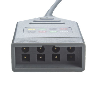 IVY Biomedical 590478 ECG Trunck verkabeln 4 Kabel der Führungs-AHA 3.0Meters ECG