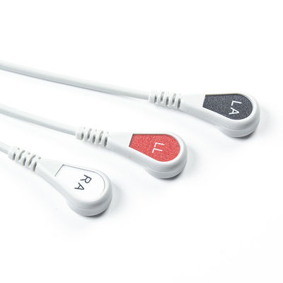 Edan Kompatibles EKG-Kabel mit direktem Anschluss und Leitungen 6Pin Universal AAMI 3Lead AHA Snap