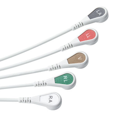 Fukuda Denshi Kompatibles EKG-Kabel mit direktem Anschluss - CI-700E-5 5Lead AHA Snap