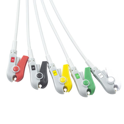 Kontron-Pfeil-kompatibles EKG-Kabel mit direktem Anschluss und Leitungen für 5Lead IEC Grabber