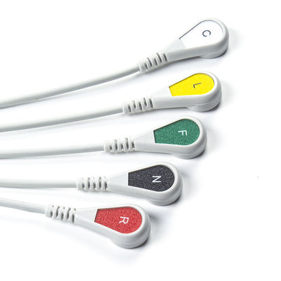 Kompatibles Siemens Drager 5 Lead Iec Snap Ecg Lead Kabel / Ecg Lead Draht Set