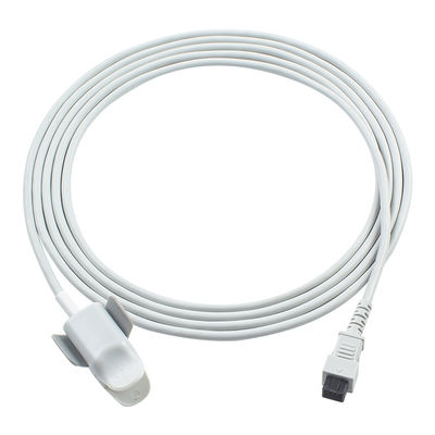 Konica Minolta Wiederverwendbarer Pulsoxymeter Sensor Quadrat 6 Pin Pulsox-300 Pulsox-300i 1m kurz