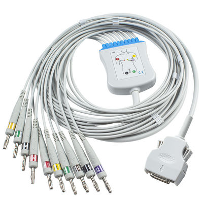 Direkter Mortara schließen Kabel EKG Kabel-9293-021-50 ECG für ELI 100, ELI 200, Banane 4,0 ELI 50 an