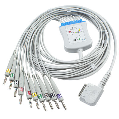 Kenz-EKG verkabelt K131 Banane, 4,0, die Kabel für 108 109 110 1210 1211 601 Cardico 302 Iec ECG-Kabel Direkt-anschließen