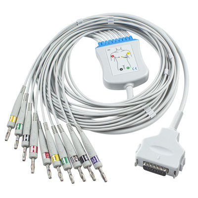 Fukuda Denshi CP-101LD FX101 FX-7202 Schnüre des Iec-Banane 4,0 EKG 10Leads Patientenmonitor-Kabel-ECG