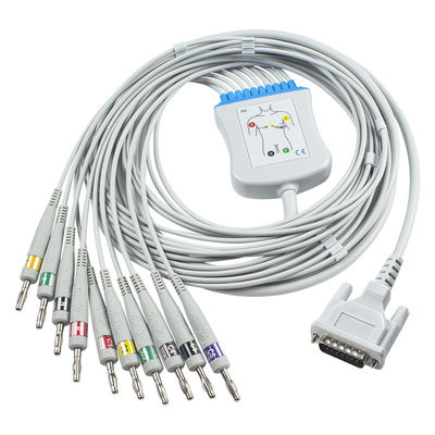 Schiller kompatible direkte schließen EKG 2,400095 Kabel und Leitungsdrähte Iec 4.0Banana an