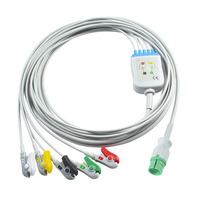 Promed PM-12 PM-12C PM-12D EKG-Kabel und Schleuderdraht 14-Pin-Konnektor EKG-Kabel 3 Schleuderaufnahme IEC