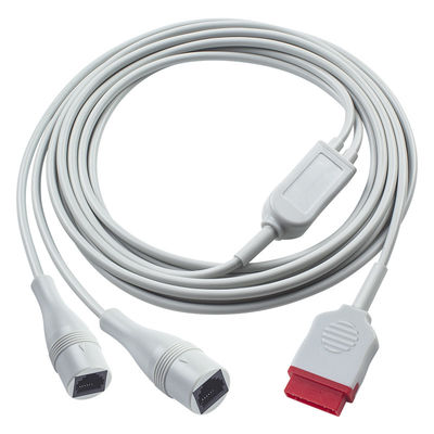 GE IBP Adapterkabel 2*Ph-Ilips 4pin IBP Verlängerungskabel 350cm für Kliniken / Krankenhäuser