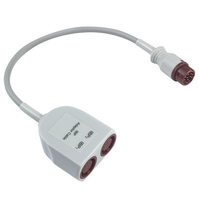 P-Hilips Dual IBP Adapterkabel mit 12-Pin-Anschluss, 0,3 Meter Länge und TPU-Material für medizinische Verwendung