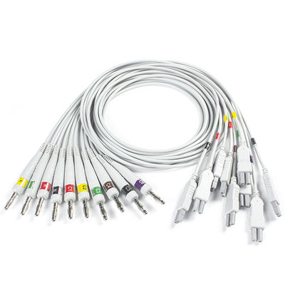 Norav Quark C12x diagnostische EKG 12 Blei-Stresstest Kosmetische EKG mit TPU-Patientkabel