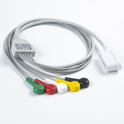 Leadwire Set 2104816-001 GE Seer 5Lead IEC Snap 2067634-019 Kompatibel mit GE SEER 1000