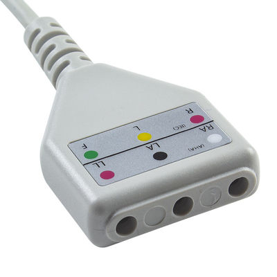 AAMI 6Pin EKG-Stammkabel Edan Din-Stil 3lead Kabel 1.30M